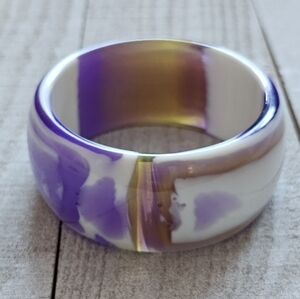 Artisan Made 90's Lucite Bracelet.
